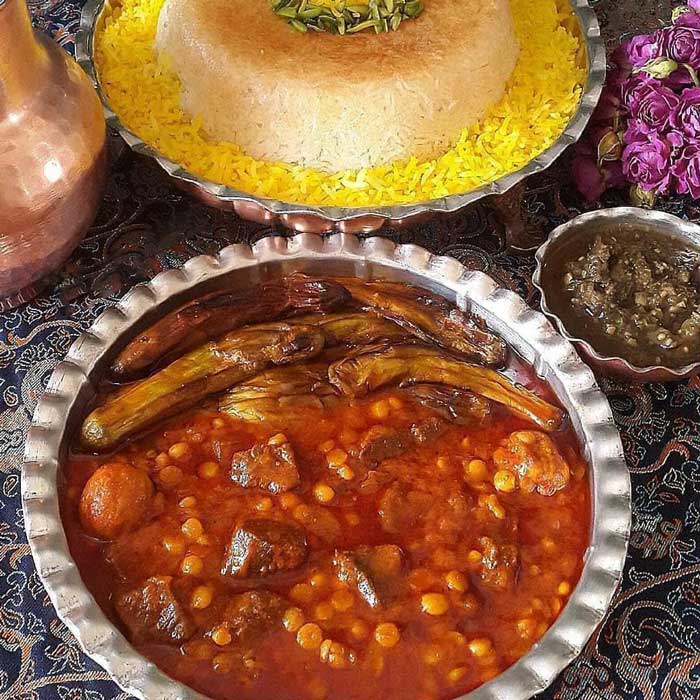 قیمه بادمجان